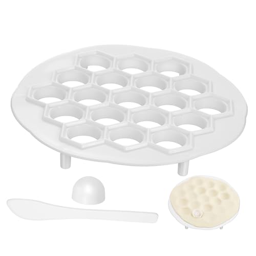 Cabilock 19 Dumplings Maker Mold Efficient Dumpling Press for Home Restaurant Use Plastic Kitchen Accessory for Friends Family Gatherings