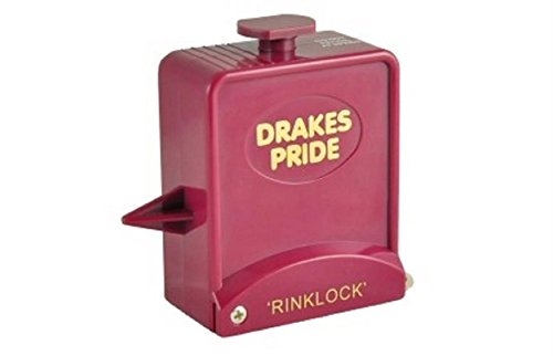 Drakes Pride - Medidor de distancia para bolos con clip para cinturón y pinzas rojo granate