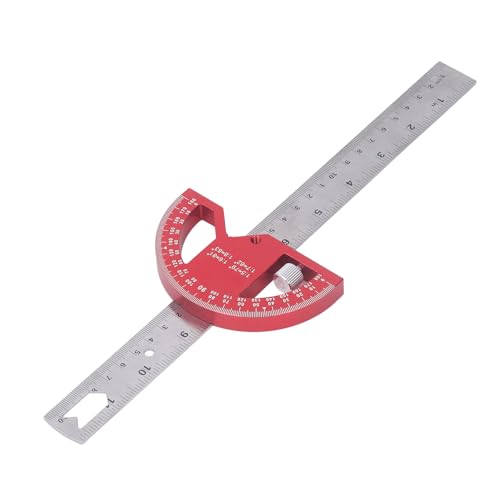 Regla de ángulo para carpintería de aluminio y acero inoxidable miniatura 2