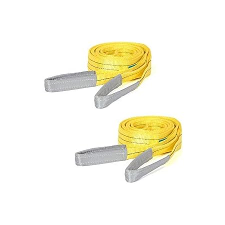 Amazon Co Jp ベルトスリング 75mm巾 6m ポリエステルスリングベルト 2pcsセット 産業 研究開発用品