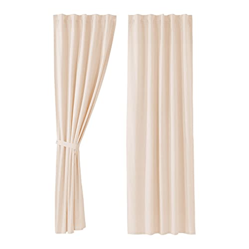 VHC-Brands-Simple-Life-Flax-Farmhouse-Curtain-Panels-Beige-96×40-Set-of-2 VHC Brands Simple Life Flax Farmhouse Curtain Panels Beige 96×40 Set of 2