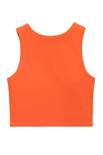 Image of Lilax Girls' Double Lined Sleeveless Basic Crop Tank Top