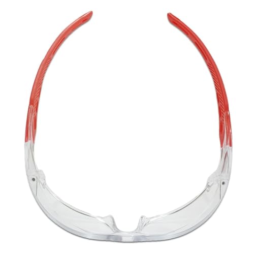 Image of Safety Goggles | Anti-Fog, Scratch-Resistant Polycarbonate Glasses, Chemistry Labs, Riding Motorcycle, Transparent, Eye Protection Glasses Industrial, Cycling Car Driving (Clear - Pack of 2)