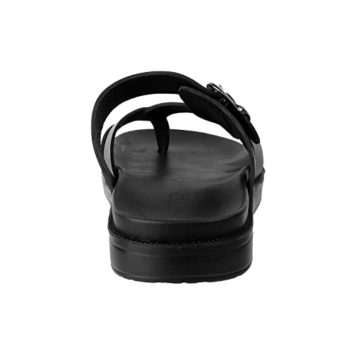 Image of Metro Men Leather Thong Slipper | Chappal | Open Sandal