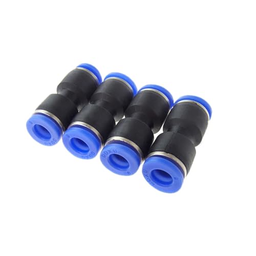 Raccord pneumatique droit PU8 raccordement rapide tube air comprimé