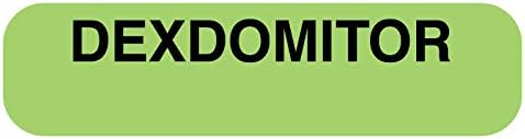 Etiqueta de Anestesia, Dexdomitor, 1-14 x 516"