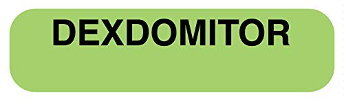 Anesthesia Label, Dexdomitor, 1-1/4 X 5/16" #TOP7