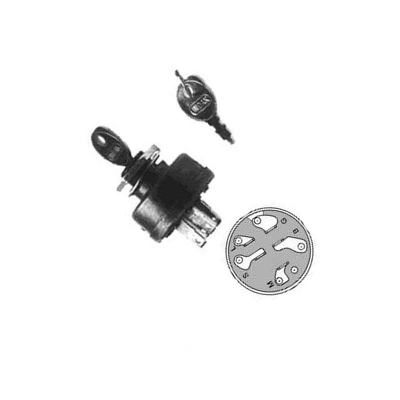 (YPS) 183806 Grasshopper Mower Ignition Switch - 120, 124, 218, 225, 227, 325, 327 Gas Models + Other Models