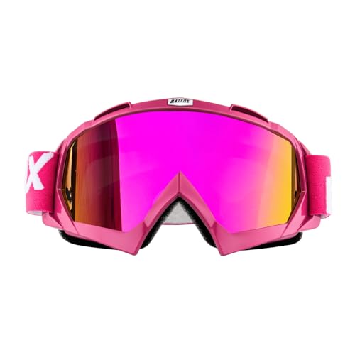 Image of BATFOX Dirt Bike ATV Goggles Motorcycle Gear Riding Motocross Dirtbike 4-Wheeler MX DH Accessories Goggles Glasses for Men Women Youth UV400 Protection Dust-proof Anti-Slip Strap