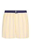 arthur - mutande da uomo con suspensoir le club n. 1155 - taglio americano - inserto anti-sfregamento - cotone da agricoltura biologica - giallo - m, giallo, m