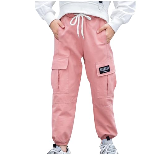 Kids Girl Boy Straight Leg Plain Long Leg Pants Pants for Kid Cargo Fall Winter Pants 2024 Trendy