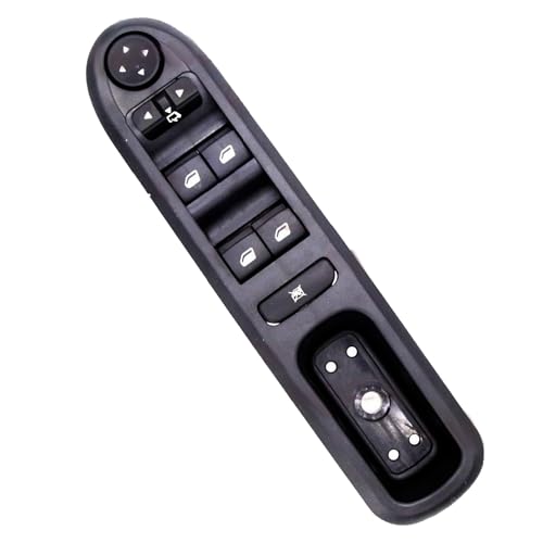 Bouton de lève vitre électrique avant gauche pour Peugeot 407 de 2004 à 2011