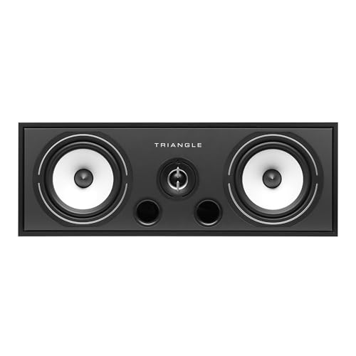 Image of triangle BRC2 Center Channel Speaker - 2 Way Design - 25mm Silk Dome Tweeter (Black Ash)