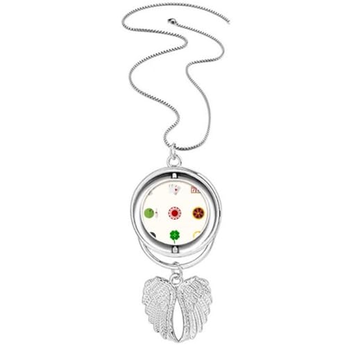 Collier pendentif ailes d'ange avec petit élément en argent chic