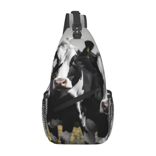 Bolso Cross Chest negro para hombre y mujer