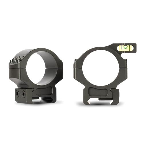 Image of Monstrum Challenger 30mm Picatinny Scope Rings with Integrated Level Bubble