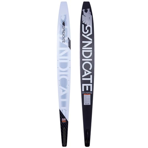HO Syndicate Pro Slalom Waterskis White/Black 65in