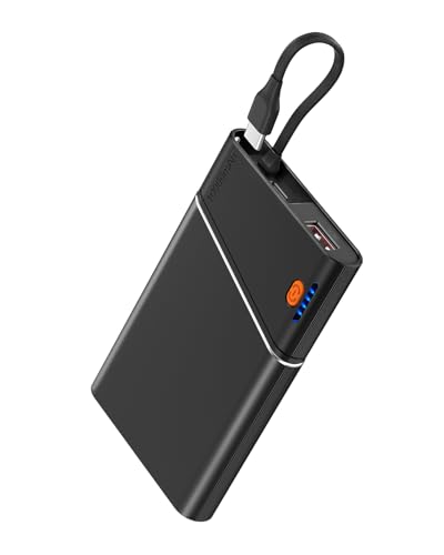 Portable Charger Power Bank, 10000mAh 22.5W PD Super Fast Chargin...