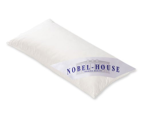Hanskruchen Nobel House Luxus Kopfkissen, 70% Federchen / 30% Daunen, 40 x 80 cm Cover