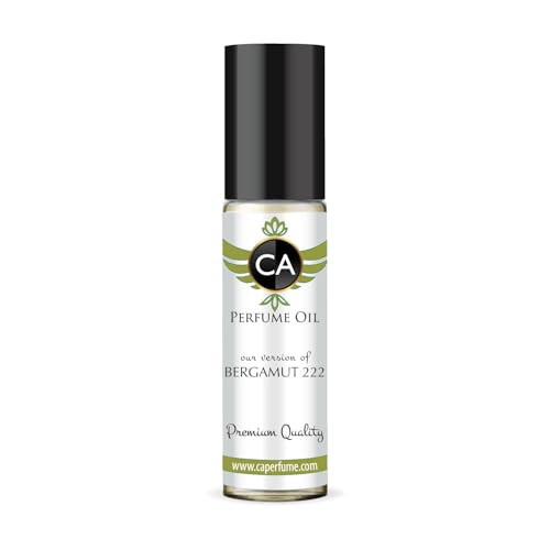 CA Perfume Impression of Bergamote Unisex Fragrance Oil Woody Aromatic Scent Long Lasting Perfumes for Women &amp; Men Travel Size TSA Ready Mini Parfum Body Oil Roll-on 0.33 Fl Oz 10ml