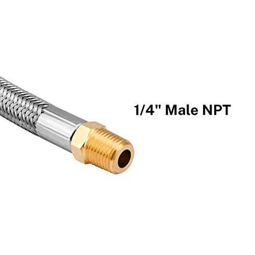Hooshing-14-NPT-RV-Propane-Pigtail-Hoses-with-Gauge-12-Inch-Stainless-Steel-Braided-Propane-Tank-Pigtail-Connector-for-Standard-Two-Stage-Regulator-2-Pack