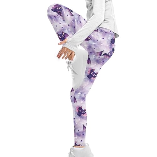 Uourmeti Toddler Girls Leggings 4-13 Year Old Athletic Dance Leggings Pants Active Outfits4