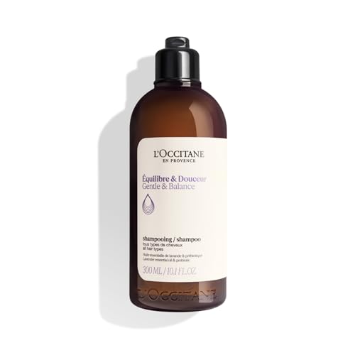 L'OCCITANE Gentle & Balance Shampoo 300ml | Silicone & Sulfate Free | Vegan & 99% Readily Biodegradable | Enriched with Essential Oils | Luxury & Clean Beauty Hair Care for All Hair Types