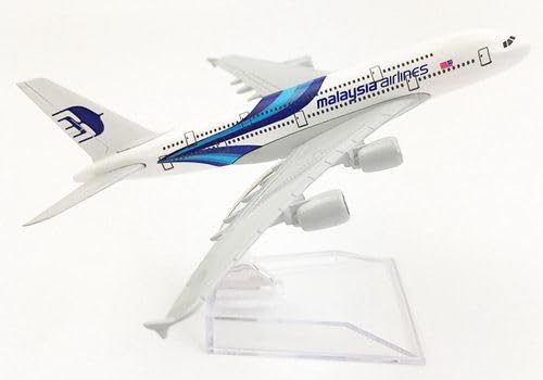 AmigozZ Kid Diecast Aeroplane Scale Model Only For Display, Size -16 Cm (Malaysia Airlines), Multicolor