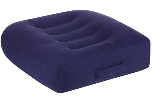 Image of WSGJHB Office Chair Cushion Pillow Adult Car Booster Seat Cushions | Seat Cushions for Short People Effectively Increase Field of View Lower Back Fatigue Relief, for Home Anti-Slip 18x18x4.7 inch