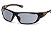 Carhartt Carbondale Safety Sunglasses with Gray Lens Black/Tan Frame, One Size
