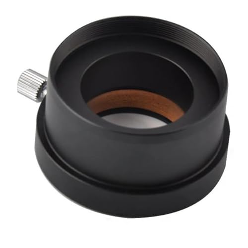 Anillo adaptador de telescopio de 2" a 1,25" con sujeción firme para oculares