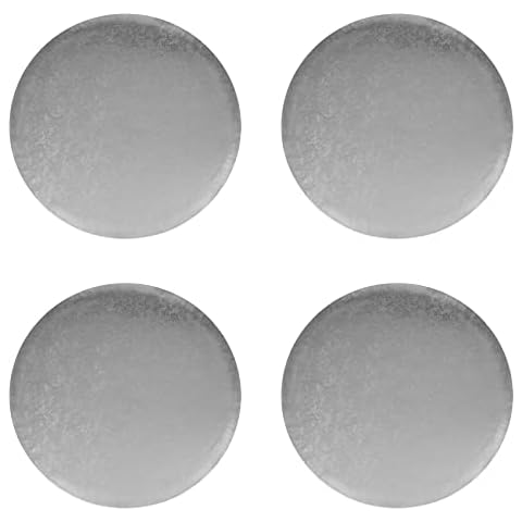 Qtrednrry 4Pcs Round Cake Display Board Cake Board Board Cake Holder Baking Wedding Birthday Party 10Inch Cover