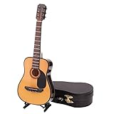Mini de guitarra: hechos de, para a largo plazo y no se deforman fácilmente, mini adorno de escritorio