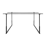 Physical Therapy Parallel Bars, Walking Assist Bar with Adjustable Height & Width, Parallel Bars for Rehabilitation & Walking Balance Issues Walking Assist Bar 440.92 LBS Capacity (7FT Black)