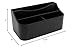 Realspace® Faux Leather Desk Valet, Black