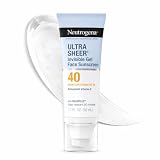 Neutrogena Ultra Sheer Invisible Gel Face Sunscreen, SPF 40, 1.7 oz