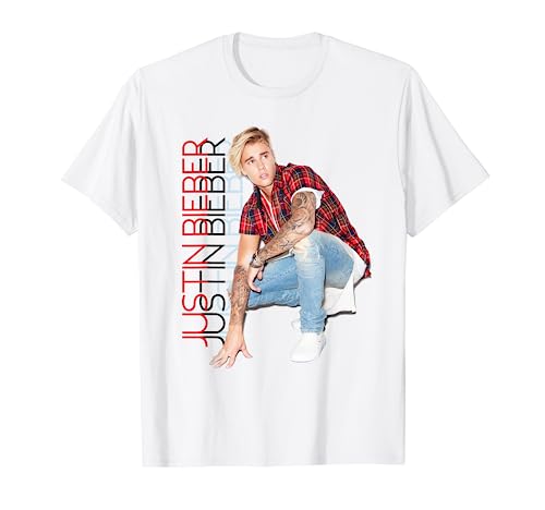 Image of Justin Bieber Official Crouching Pose T-shirt T-Shirt