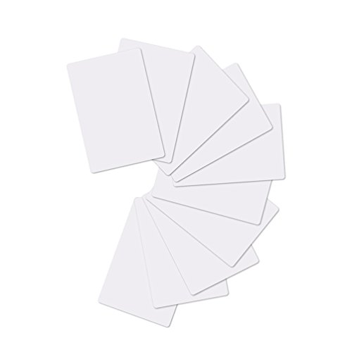 Inkjet Printable Pvc Id Cards Compatible With Epson And Canon Inkjet Printers, Cr80 30 Mil, Can Print On Both Sides,40Pcs Bytimeskey #TOP3