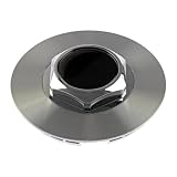 KarParts360 For Chevy Caprice/Impala 1994 1995 1996 Wheel Center Cap | Plastic Material | Brushed Aluminum Finish | Push On Attachment | 6.8 Inches Outside Diameter | Replacement For 10119598, 9592229