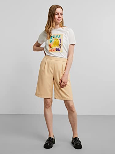 Short Pieces PCVagna Hw femme rose taille haute en taille L