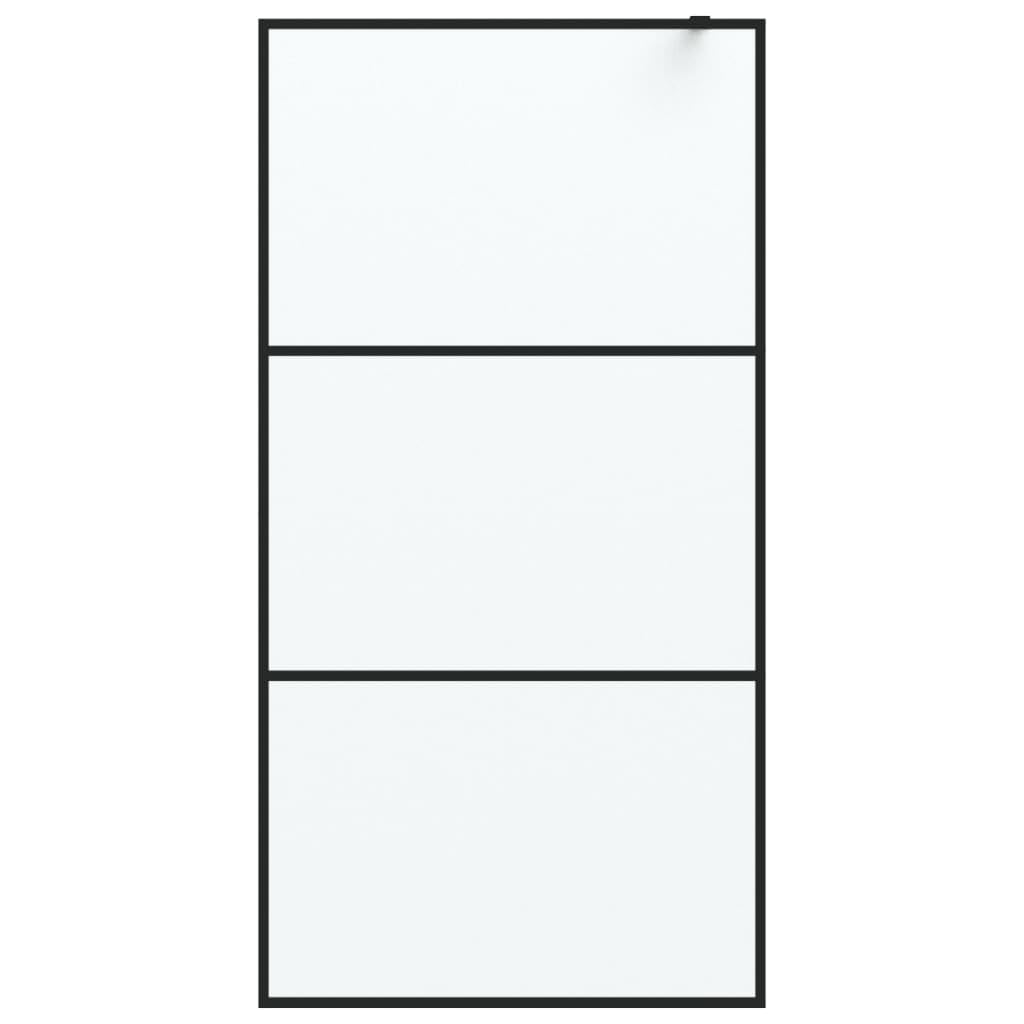 Parete Doccia Walk in 100x195 cm Vetro Smerigliato ESG,Parete per Doccia Walk-in,Parete Doccia,Componenti Doccia,Pareti Doccia -152112
