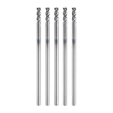 QUARKZMAN 5 Stück Hartmetall-Vierkant-Schlichtfräser 1/16" Schneiddurchmesser 4 Schneiden Fräser Für Gehärteten (1/16" Schaft 1/4" Schnittlänge 1-1/2" Lang 45 Grad HRC49-51)