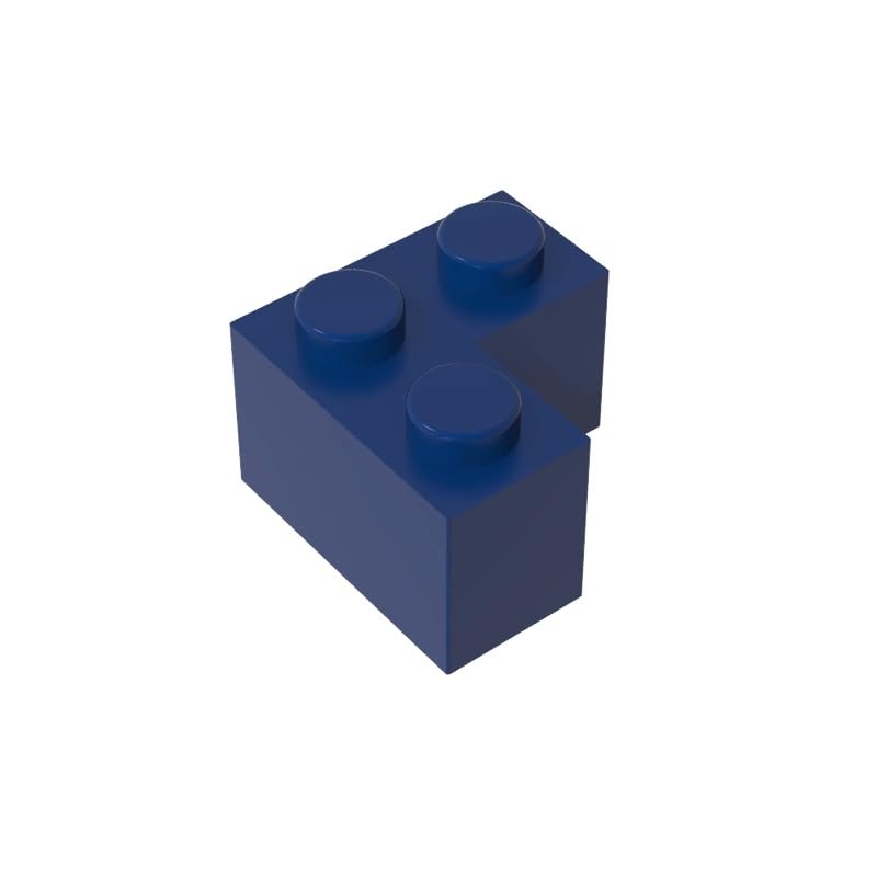 XYEIUGO 2357 Basic Bricks Brick 2x2 Corner, Dark Blue, 50 PCS — image 1