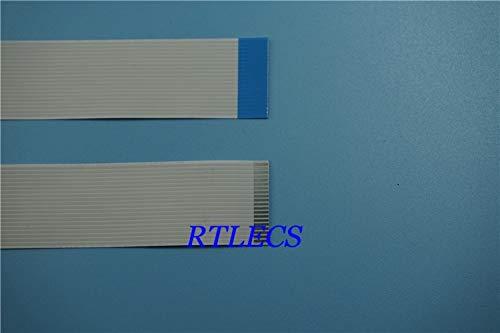 Gimax 100pcs FFC FPC Flexible flat cable 20 PIN 0.5 mm pitch different sides Length 60 mm 80 100 120 150 200 250 300 400 500 mm ZIF - (Color: 400mm Length)