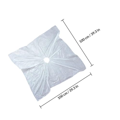 50 unidades Capa Desechable para Corte de Cabello 100x100cm Capa para Peluquería Protector de Cuello Delantal para Estilismo Profesional miniatura 2