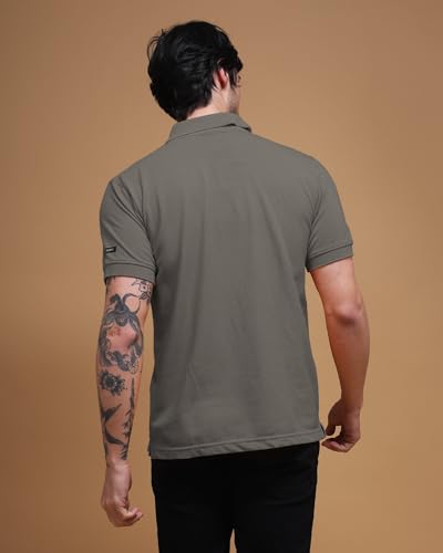 Image of Men's Polo T-Shirt Cotton Casual Comfortable Relaxed Fit Regular Collar Neck Stylish Half Sleeves Daily Office Formal Wear T-Shirt for Men