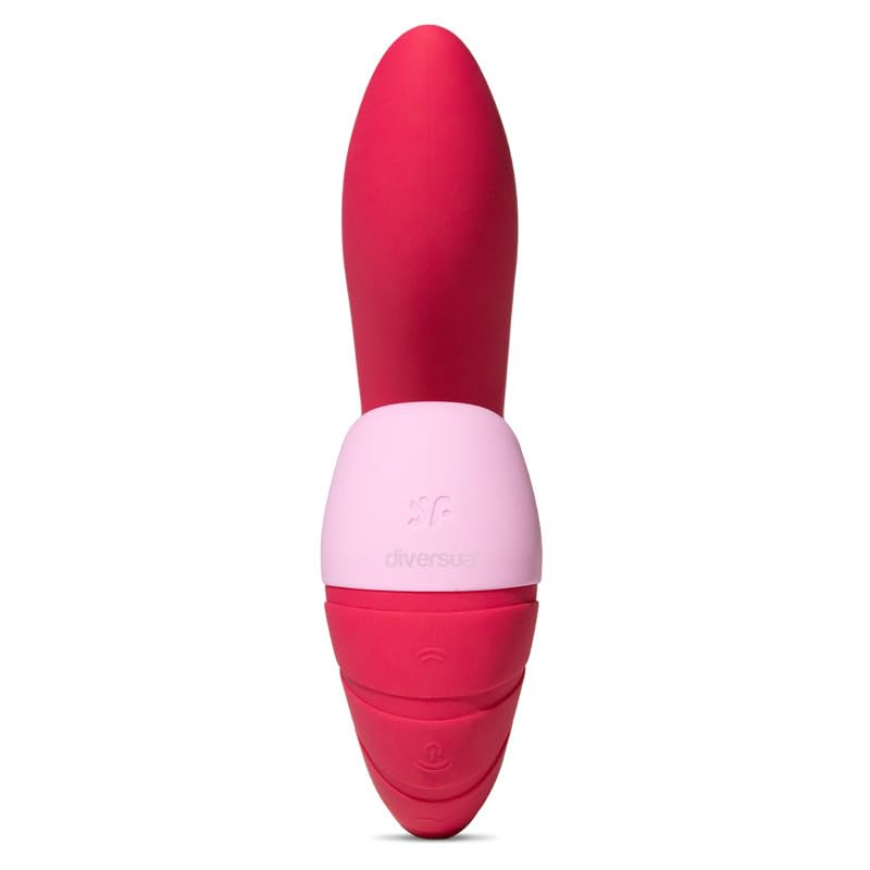 Jaranna, Succionador Clítoris, Vibrador Punto G, 10 Modos de Vibración, 11 Modos de Succión, Recargable USB, Silicona médica (Cereza)