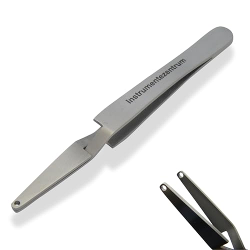 Piercing Ball Grabber Tool - for Small Balls 2mm or larger - Self-Retaining - Stainless Steel - Ball Holder Tweezers T1 - Piercing Tools for Changing Jewelry