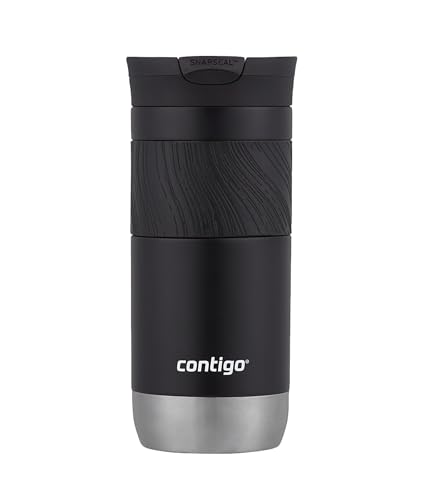 Contigo Byron 2.0 Snapseal Vaso Termico Cafe, Unisex-Adult, Licorice, 1 Count (Pack of 1)