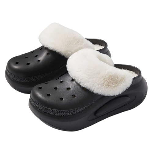 [hotidea] ~p T_  NbO fB[X h  Xbp [V[Y  O x_T_ y N ~ Snǂ winter lined clogs for women_ubN_24